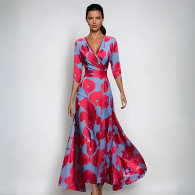 Aurelia™ | Stilfuld Blomster Kjole