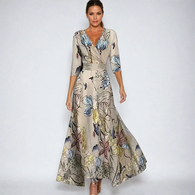 Aurelia™ | Stilfuld Blomster Kjole