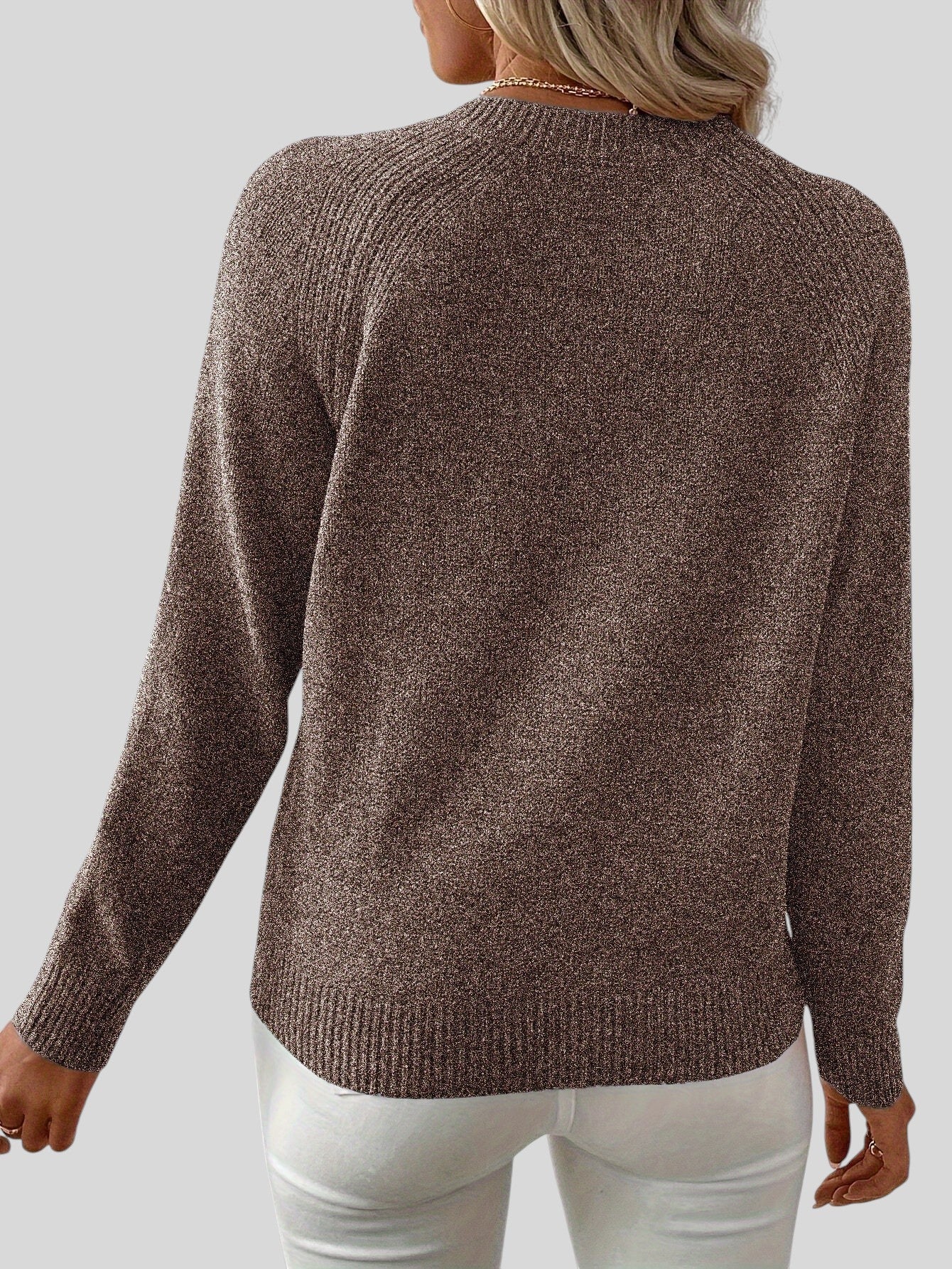 Loxa™ | Elegant strikket sweater med perledetaljer