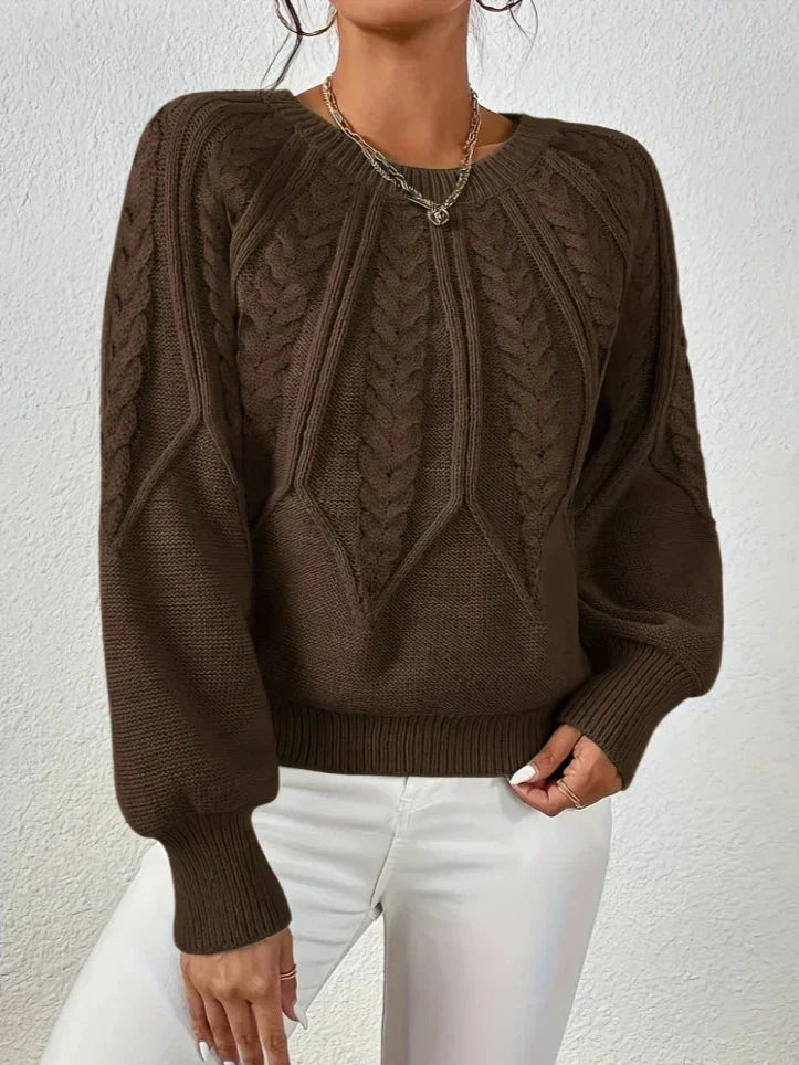 Lunara™ | Chic strikket sweater
