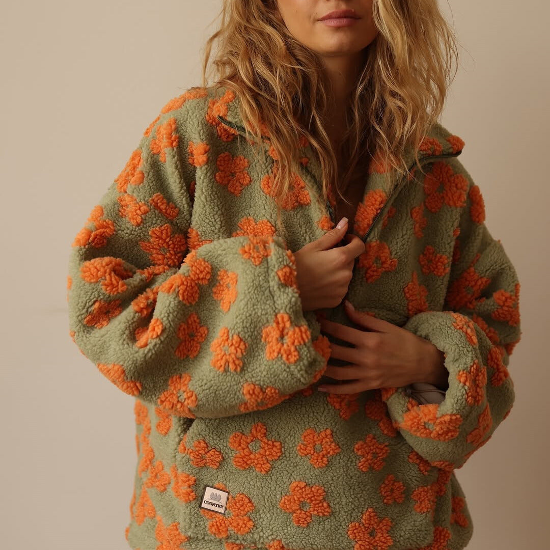 Elira™ | Bloom fleece-trøje