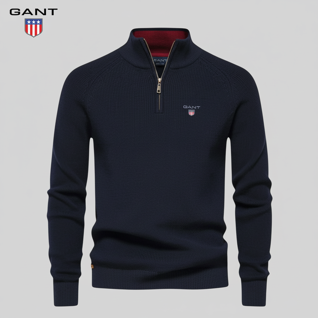 GANT™ | Premium-trøje med lynlås