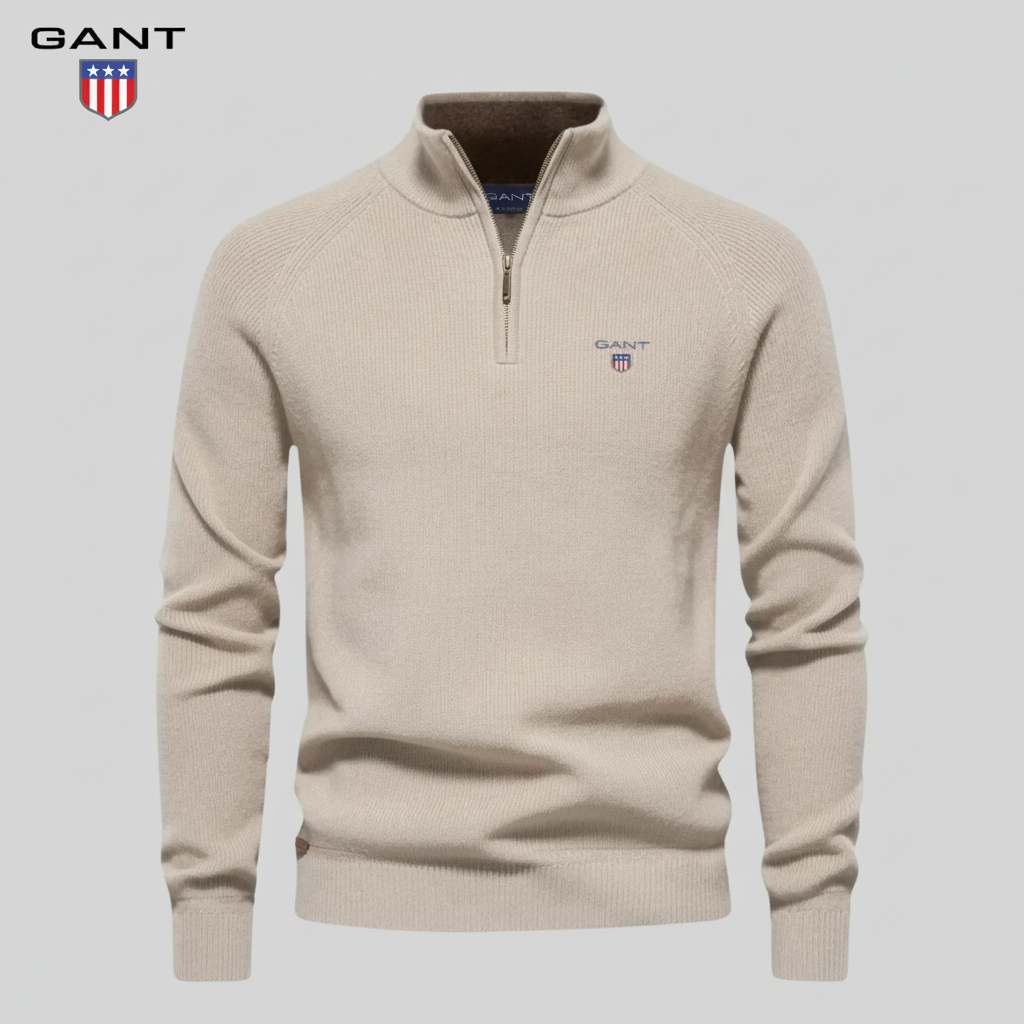 GANT™ | Premium-trøje med lynlås
