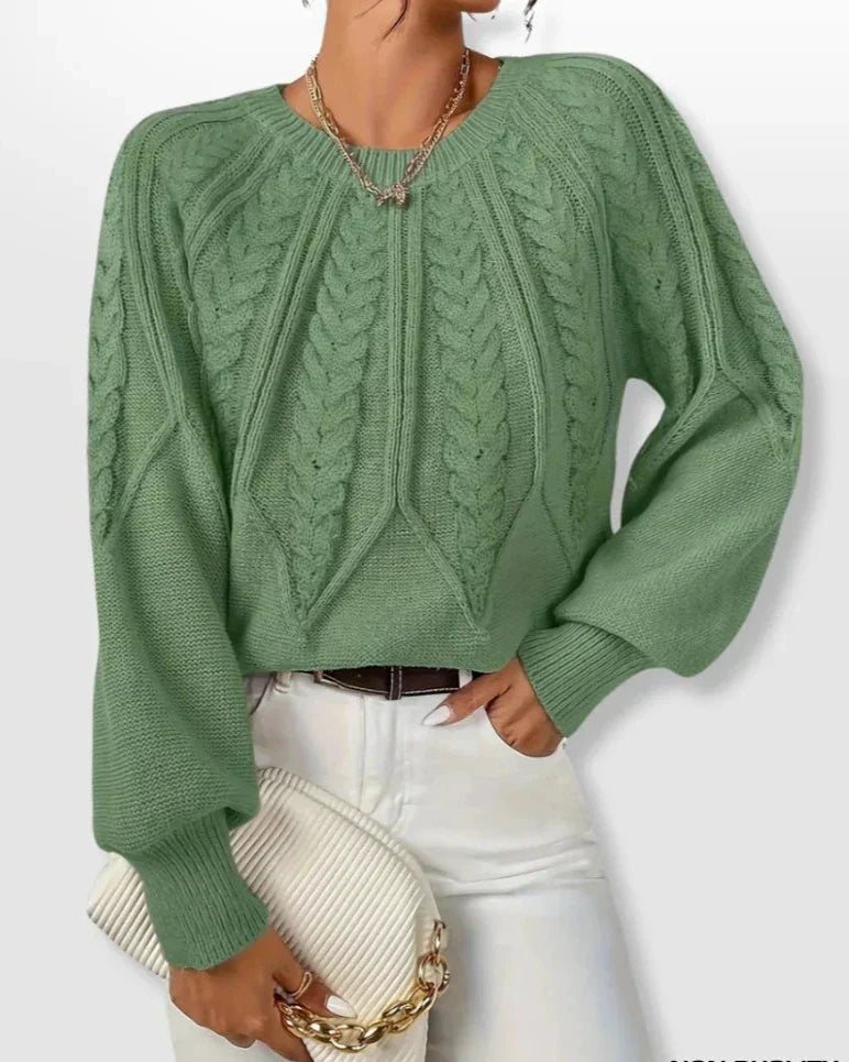 Lunara™ | Chic strikket sweater