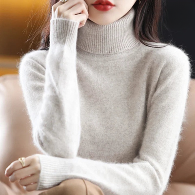 Loxn™ | Stilfuld Rullekrave Sweater