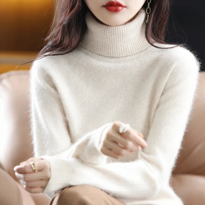 Loxn™ | Stilfuld Rullekrave Sweater