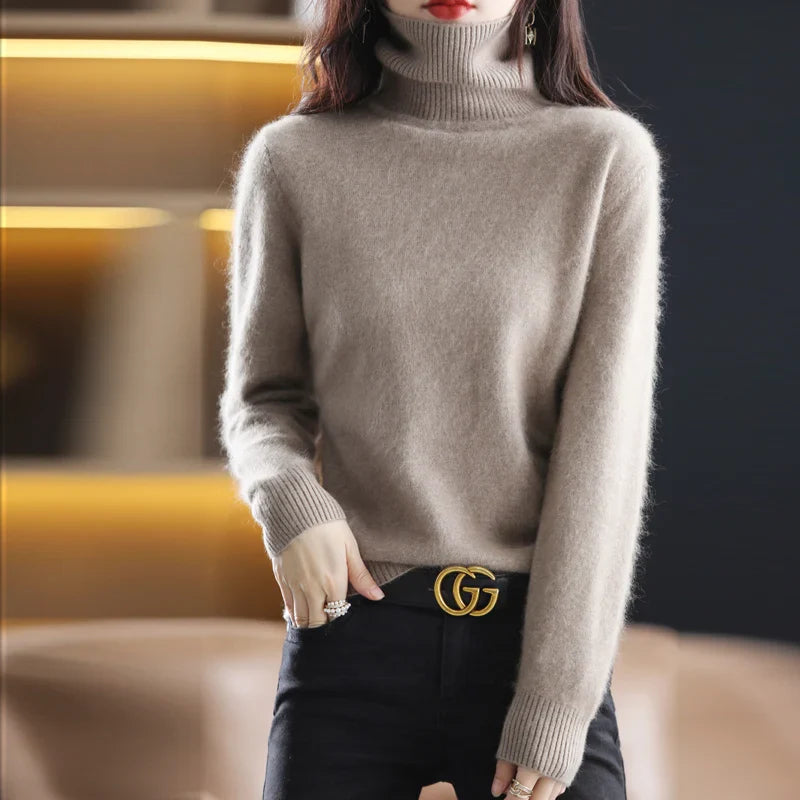 Loxn™ | Stilfuld Rullekrave Sweater