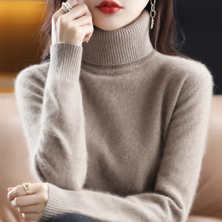Loxn™ | Stilfuld Rullekrave Sweater