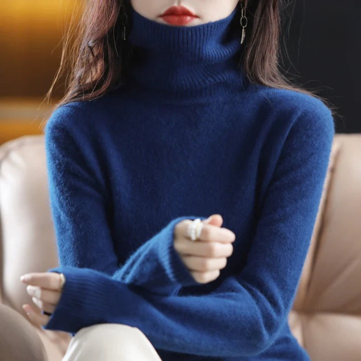 Loxn™ | Stilfuld Rullekrave Sweater
