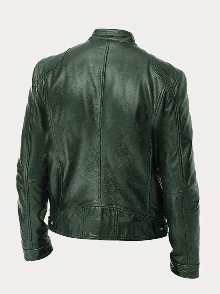 Ravo™ | Casual læderjakke
