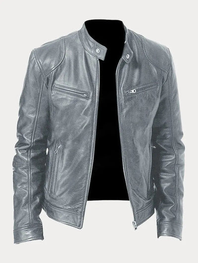 Ravo™ | Casual læderjakke