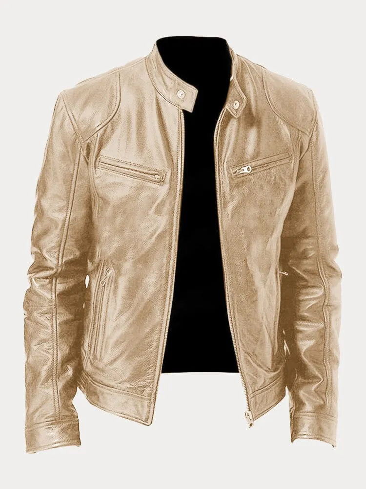 Ravo™ | Casual læderjakke