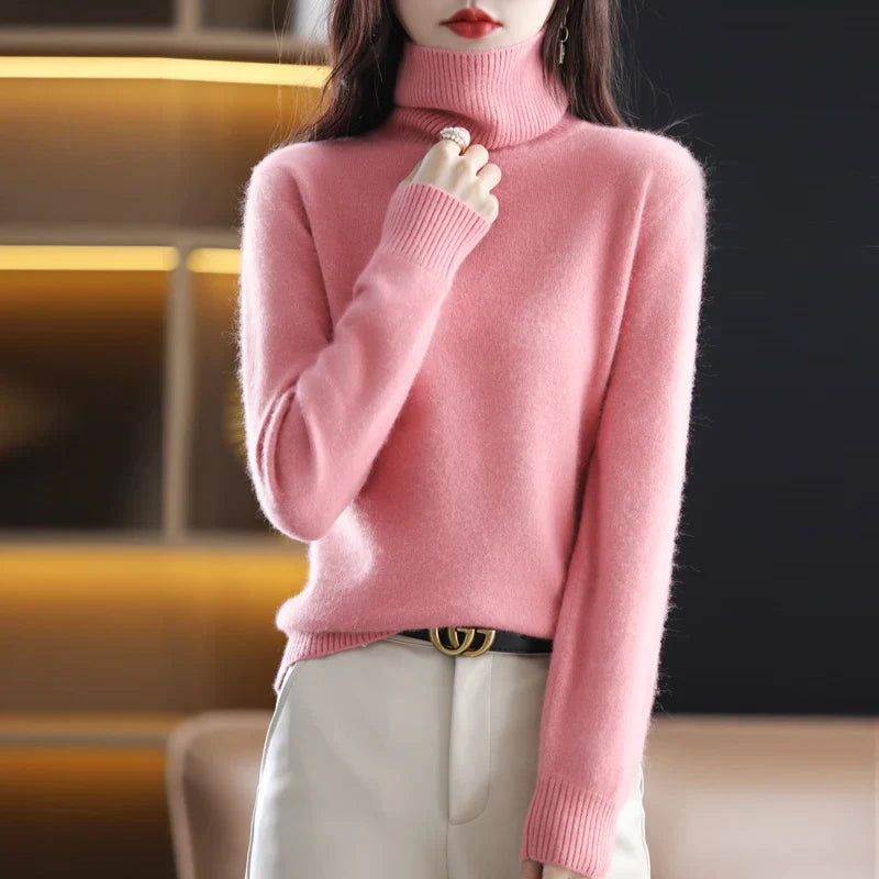 Loxn™ | Stilfuld Rullekrave Sweater