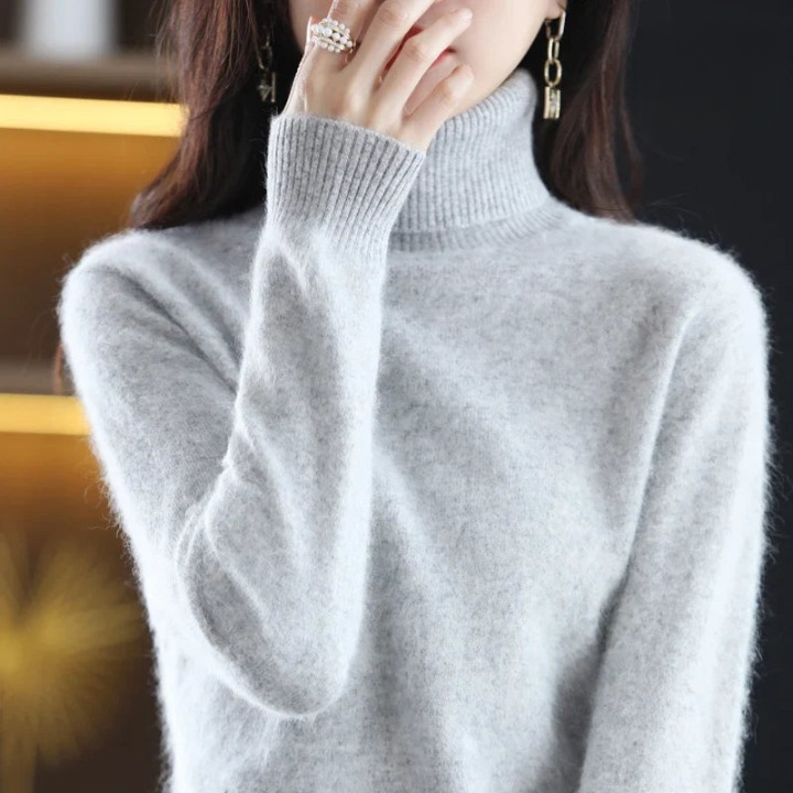 Loxn™ | Stilfuld Rullekrave Sweater