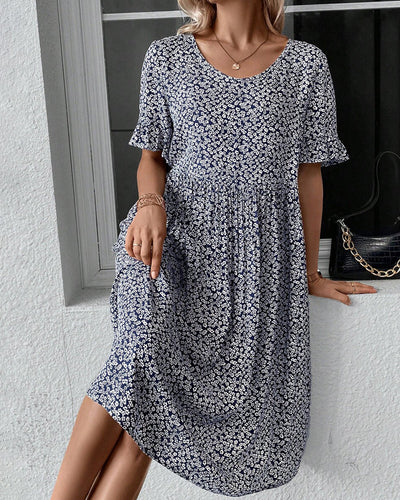 Selestine™ | Blomster midi-kjole