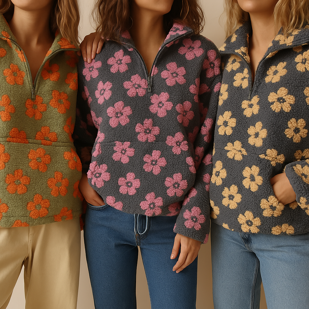 Elira™ | Bloom fleece-trøje