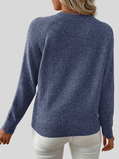 Loxa™ | Elegant strikket sweater med perledetaljer