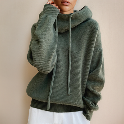 Loren™ | Rullekrave Sweater i Merinould