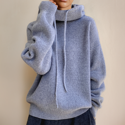 Loren™ | Rullekrave Sweater i Merinould