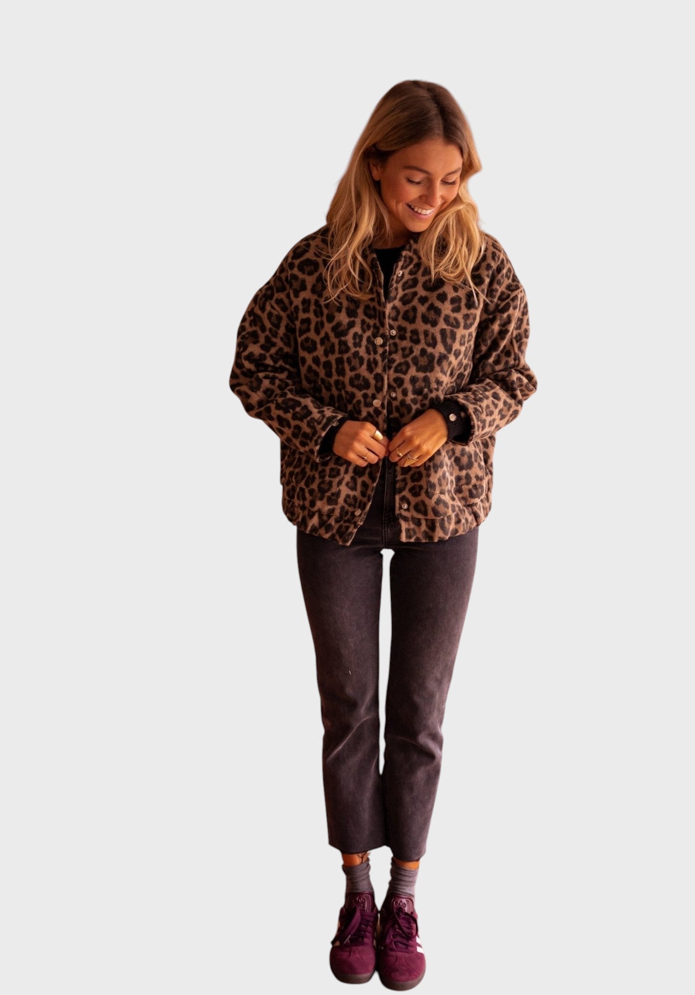 Avely™ | Moderne leopardjakke