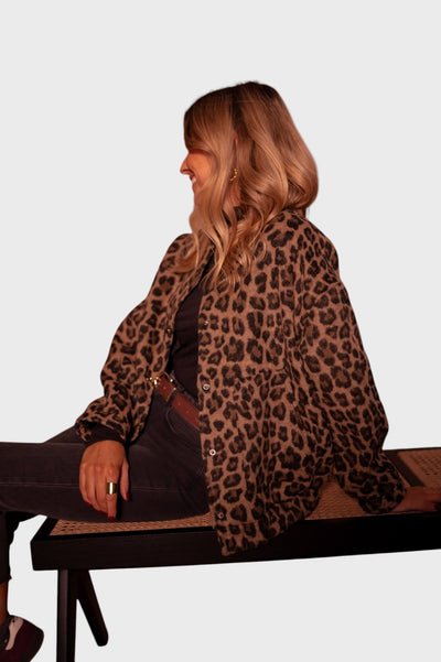 Avely™ | Moderne leopardjakke