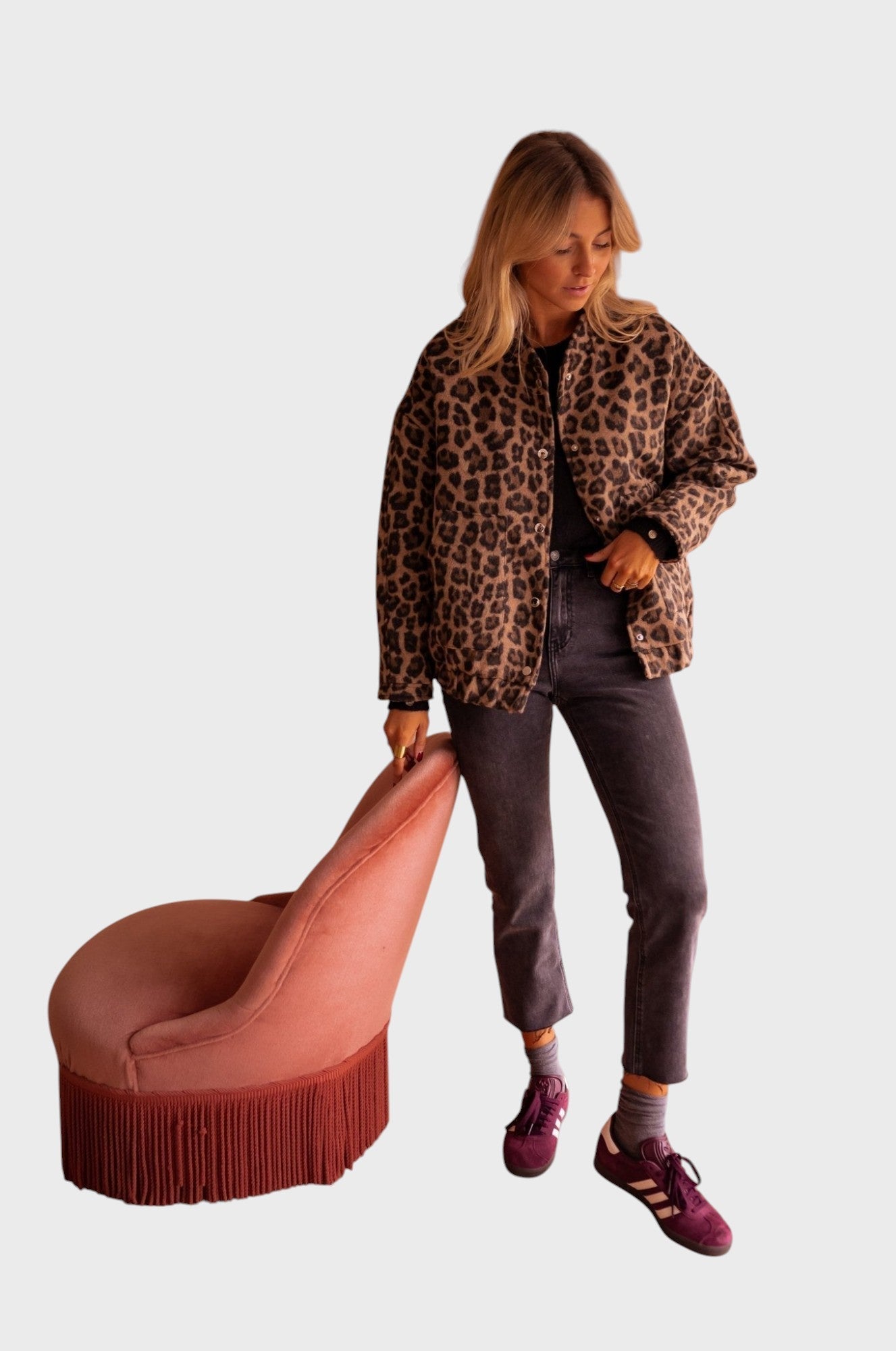 Avely™ | Moderne leopardjakke