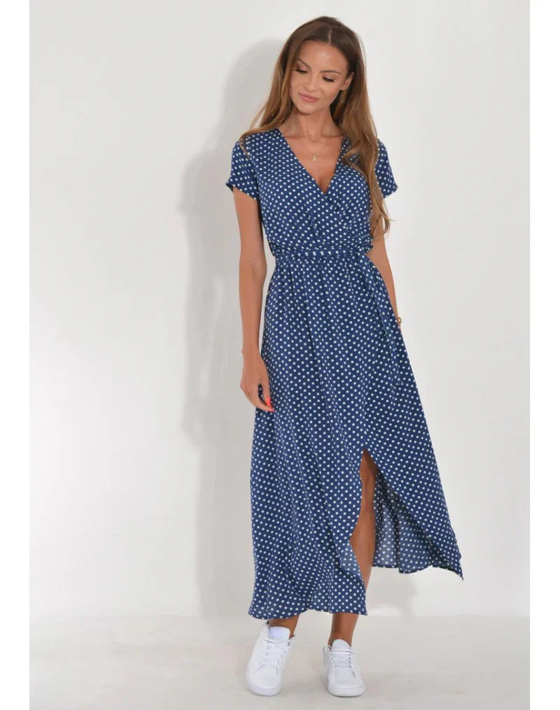 Suzanne™ | Elegant kjole med V-udskæring