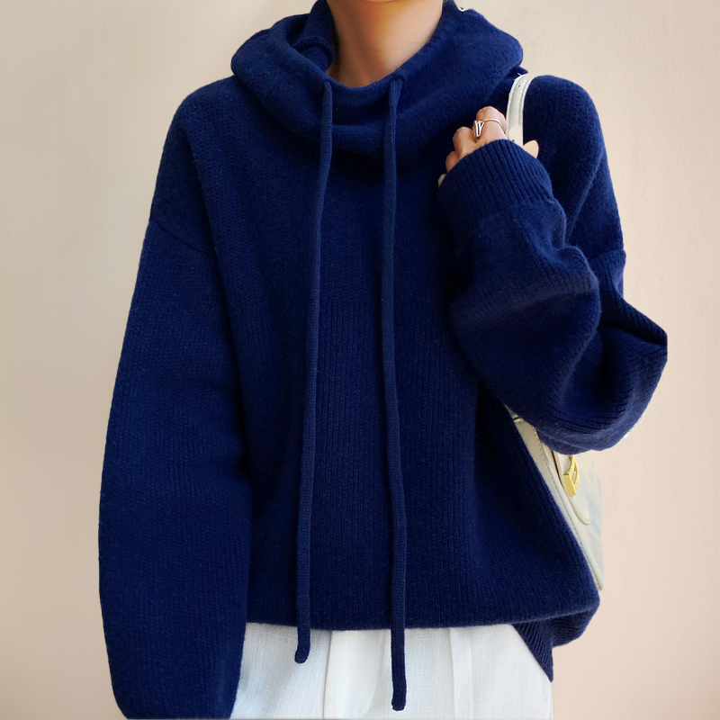 Loren™ | Rullekrave Sweater i Merinould