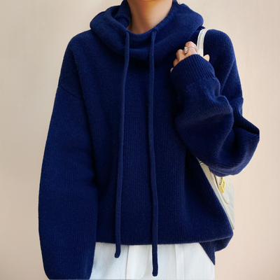 Loren™ | Rullekrave Sweater i Merinould